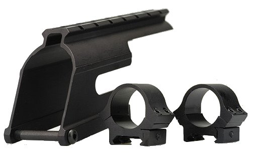 B-Square Black Saddle Mount w/Rings For Winchester 1300