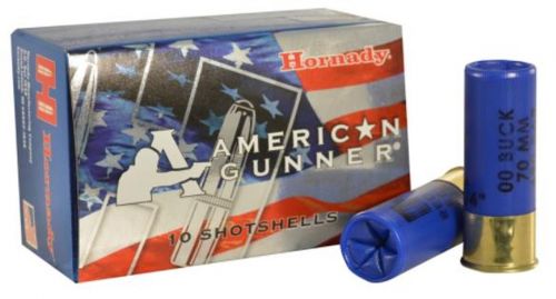 Hornady American Gunner Buckshot 12 Gauge 2-3/4  00-buck 10 Round Box