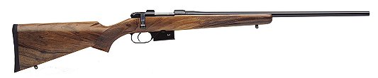 CZ 527 American Bolt Action Rifle .222 Remington 21.875 Barrel 5 Round Magazine No Sights Integrated 16mm Scope Base