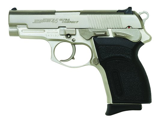 BERSA/TALON ARMAMENT LLC MiniThunder .45ACP Ultra Compact, 7-round, Nickel **SPECIA