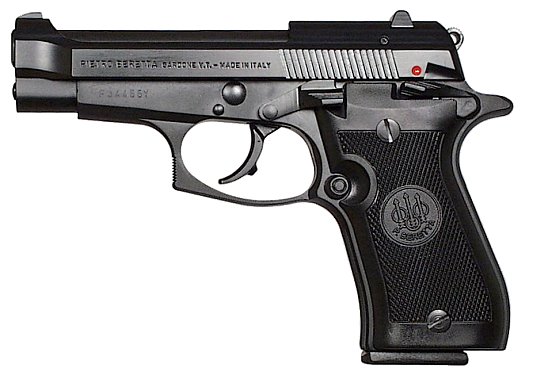 Beretta 85F 380 DA 8RD PG Black | J85F200 | 8+1 Rounds, 3.8