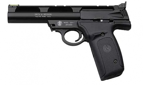 Smith & Wesson 22A Classic 22 LR 5.5 HB 10+1 Hiviz Adj Sight Soft Touch Grip Black