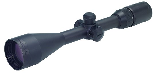 BSA Riflescope w/Illuminated Green Dot Reticle/Matte Black Finish