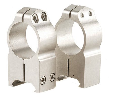 Warne Extra High Maxima Scope Rings w/Silver Finish