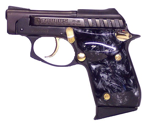 Taurus 25BGBP 25 AUTO BLKPRL BL/GLD