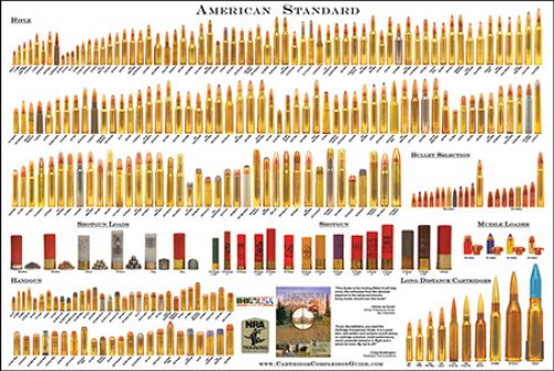 Chamberlain American Standard Rifle/Shotgun/Handgun 24x 36 Poster