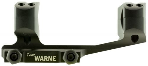 Warne XSKELITW 1-Pc Base & Ring Combo For AR 1 Style Black Finish