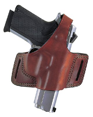 Bianchi Black Widow Tan Leather Belt 9mm, 40 Auto Fits Glock 17/19/22/23/26/27/34/35 Right Hand