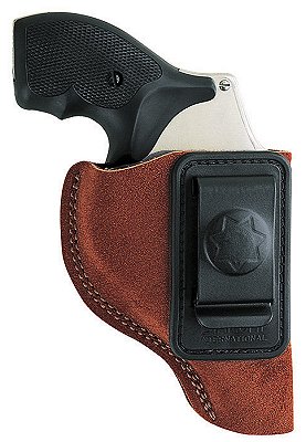 Bianchi 6 Tan Leather IWB 2 Ch Arms/Colt/Ruger/S&W & Similar J/Taurus Right Hand 2 small frame revolvers