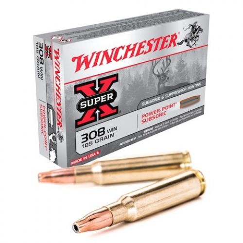 Winchester SUPER X SUBSONIC EXPANDING 308Winchester 185GR X308SUBX