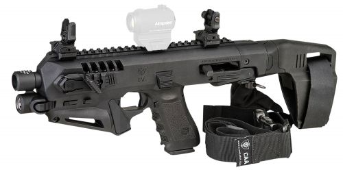 Command Arms MIC-RONI-STA Micro Roni Handgun For Glock 17/17C Gen3/4 Aluminum/Polym