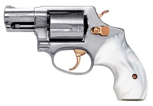 Taurus Model 85 Ultra-Lite Stainless/Gold/Pearl 38 Special Revolver