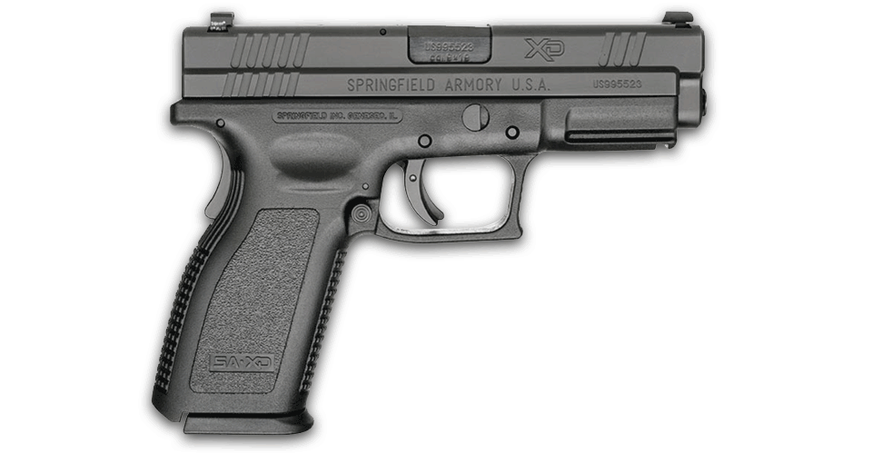 Springfield Armory XD 9mm 4 Black w Trijicon Night Sights, 10 round **