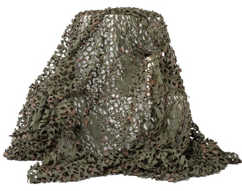 CamoSystems MS02B Premium Netting Military Green/Brown 9.10 H x 19.80 L Mesh Netting Attachment