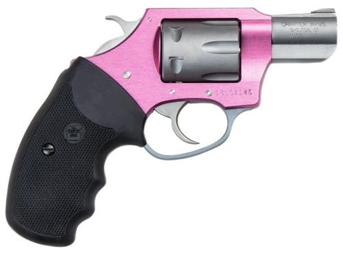 Charter Arms Pathfinder Lite Pink Lady 22 LR 8rd 2 Matte Stainless Pink Pink Aluminum Frame Matte Stainless Cylinder Black
