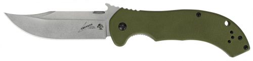 Kershaw 6030 CQC Knife 3.5 8Cr14MoV Steel Clip Point G10 Front/410 Back