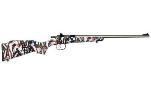 Crickett One Nation Flag/Stainless Youth 22 Long Rifle Bolt Action Rifle