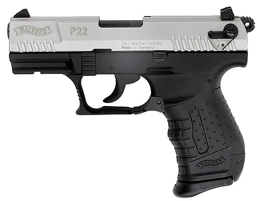 Walther Arms P22 .22lr 3.4 Nickel California Approved