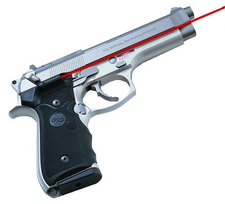 Crimson Trace Rubber Laser Grips Beretta 92 96
