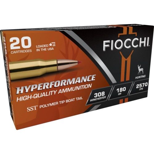 Fiocchi 308 Winchester 180 Grain Super Shock Tip