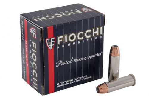 Fiocchi .38 Spc 125 Grain Extreme Terminal Performance Hollow Point