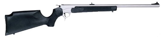 Thompson Center Encore Single Shot Rifle 5892, 308 Winchester, 24 in, Break Open, Black Syn Stock, Stainless Finish, Adj