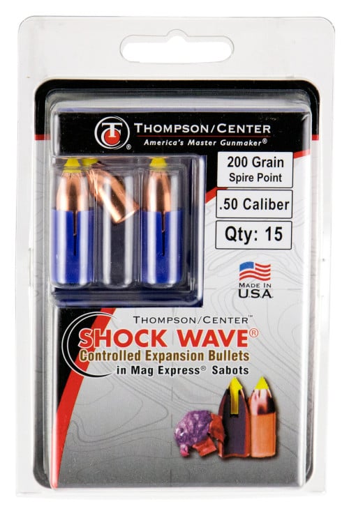 Thompson Center Arms 50 Caliber Shock Wave Sabots 200 Grain