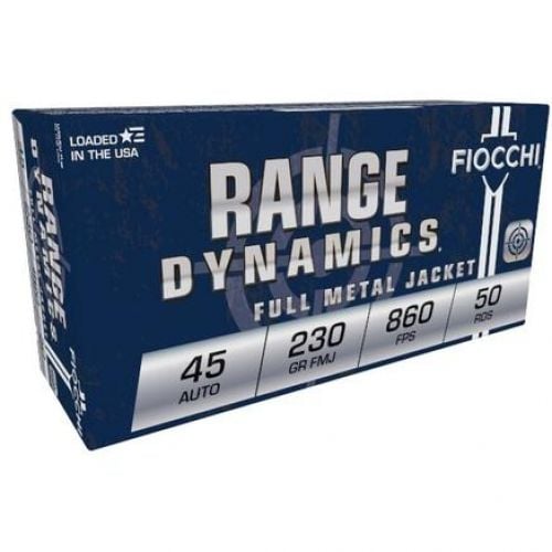 Fiocchi  Shooting Dynamics  45 ACP 230gr  Full Metal Jacket 50rd box