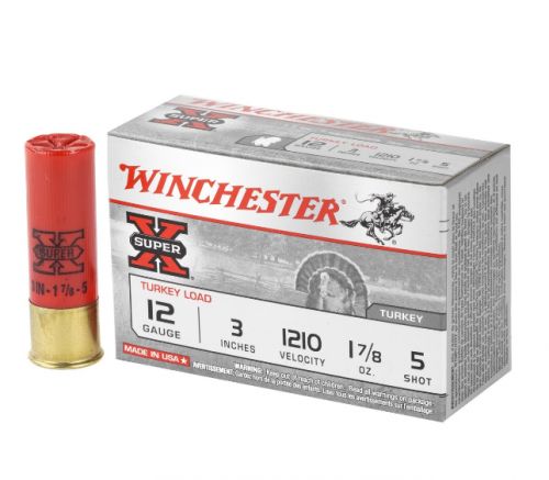 Winchester Super-X Turkey 12 GA  3  1-7/8 oz  #5 Copper Plated  10rd box