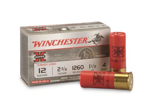 Winchester  Super X Turkey 12 GA 2-3/4 1-1/2 oz  #4 Copper plated 10rd box