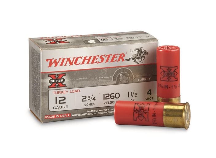 Winchester Super X Turkey 12 GA 2-3/4 1-1/2 oz #4 Copper plated 10rd box