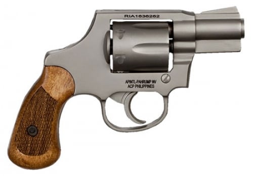 Rock Island Armory M206 Revolver .38 Special 2 Barrel 6 Rounds Fixed  Sights Wood Grips Black [FC-4806015512837] - Cheaper Than Dirt