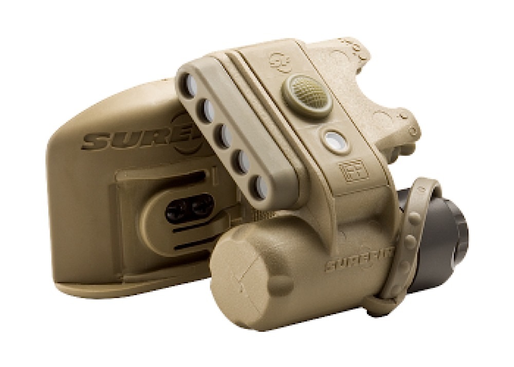 Surefire HL1 Tactical Helmet Light 123A Tan 19