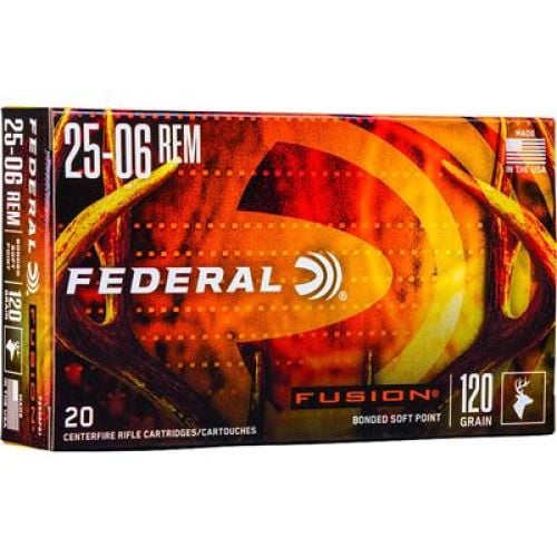 Federal Fusion 20RD 120gr 25-06 Remington