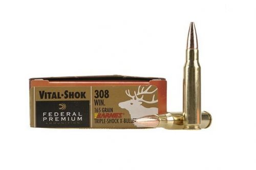 Federal Premium 308 Winchester 165 Grain Barnes Triple Shock