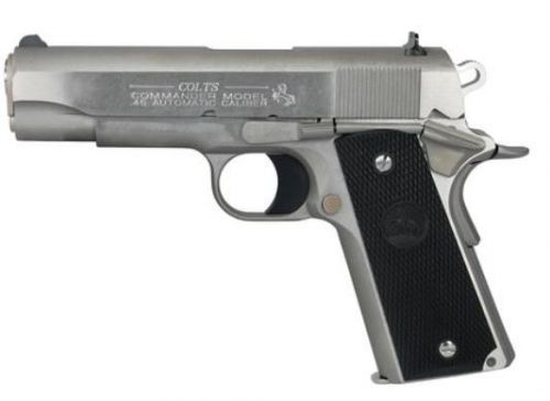 Colt O4091U 1991 Series Commander 45 ACP 4.25 7+1 Blk Poly Grip Stainless