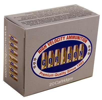 Corbon 38 Super +P Auto 125 Grain Jacketed Hollow Point