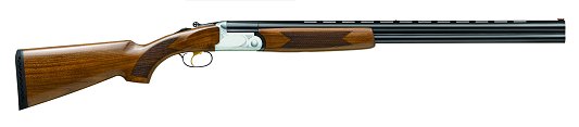 12 Gauge Savage Milano Over/Under Shotgun 28 Barrel 3 Chamber Walnut Stock Blued Barrel Silver Receiver