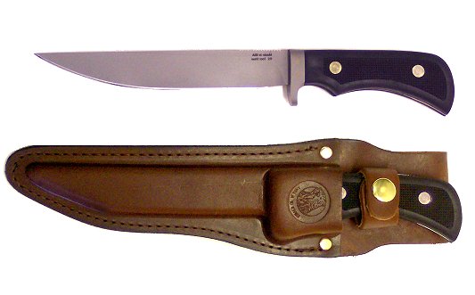Knives Of Alaska Fixed Knife w/Black SureGrip Handle