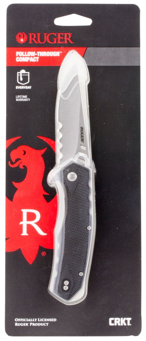 Columbia River Follow Through Folder 3.25 8C13MoV Drop Point Nylon Blk