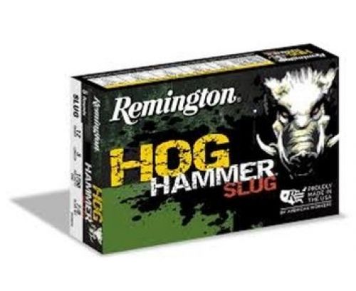 Remington Ammunition Hog Hammer 12 Gauge 3 7/8 oz Slug Round 5 Bx/ 50 C
