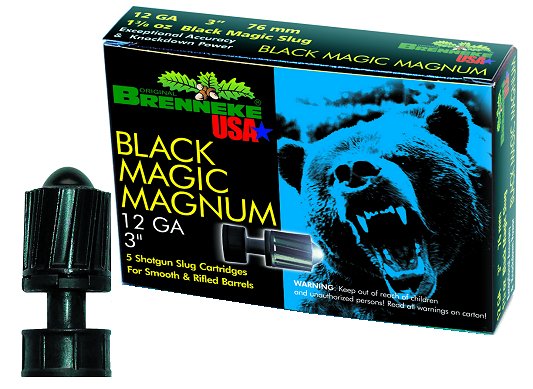 Brenneke 12 Ga. 2 3/4 1oz, Black Magic Short Magnum Slugs
