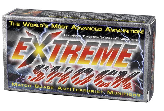 Extreme Shock 223 Remington 55 Grain Tungsten Nytrilium Short Range Tactical