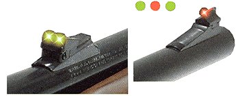TruGlo Remington Red Front, Green Rear Fiber Optic Rife Sight
