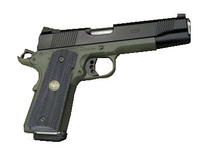 Wilson Combat 8 + 1 45ACP/Tactical Rail/Black Slide/Green Fr