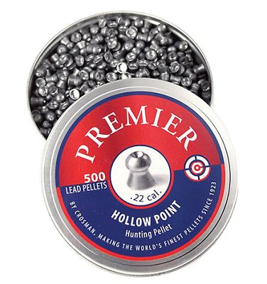 Crosman .22 Caliber Hollow Point Pellets/500 Pack