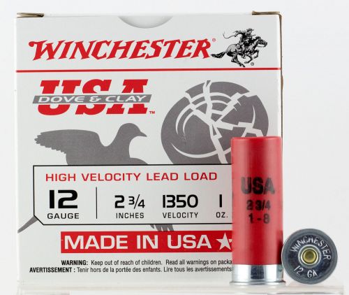 Winchester Ammo USAL128 Dove and Clay Gauge 2.75 1 oz 8 Round 25 Bx/ 10 104C