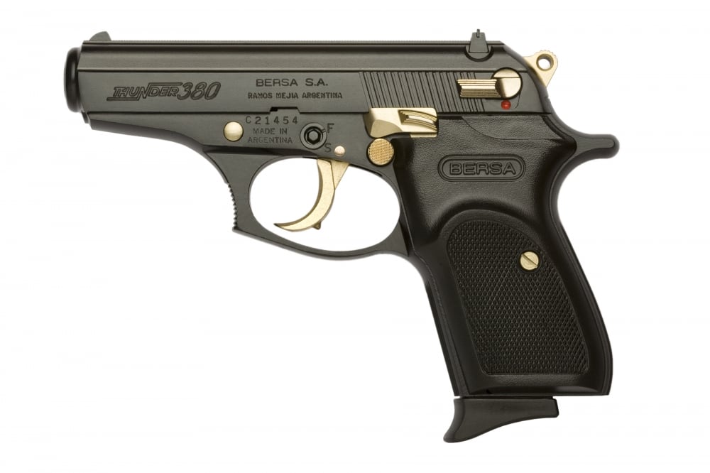 BERSA/TALON ARMAMENT LLC Thunder 380 Series 7+1 380ACP 3.5 Gold Controls