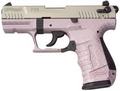 WALTHER P22Q PINK CARBON FIBER W/ NICKEL FINISH SLIDE