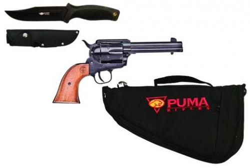 Puma 1873 .22 4 5/8 w/Knife & Pistol Rug